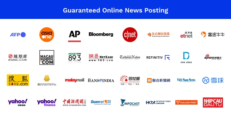 Guaranteed online news posting - Home